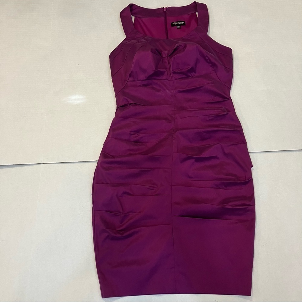 Signature Sangria fuchsia dress size 10